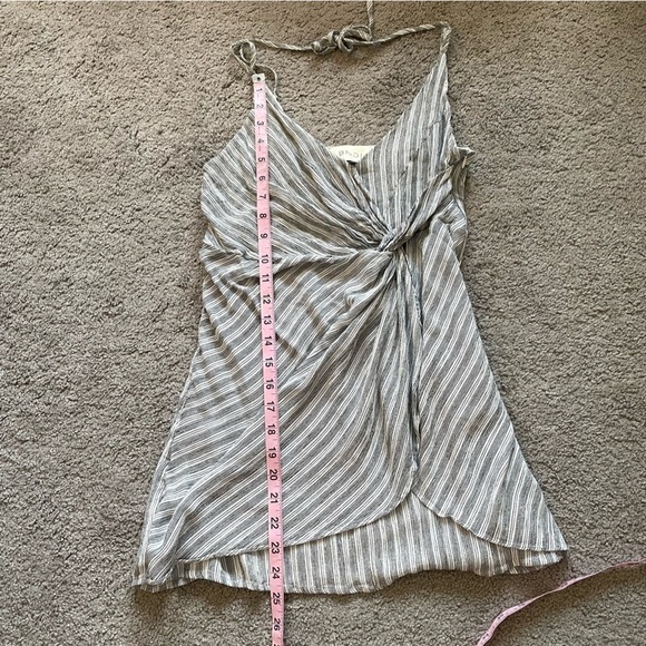 BNDI | Gray & White Spaghetti Strap Tank Top | Size Small - Picture 8 of 11